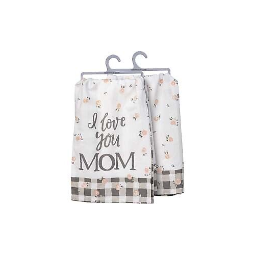 Primitives Dish Towel - I Love You Mom