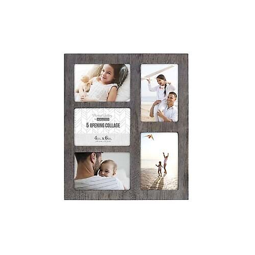 Malden 955C Gray Linear Collage Frame