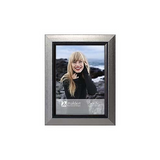 Malden 5x7 Pewter Slant with Black Bezel Frame
