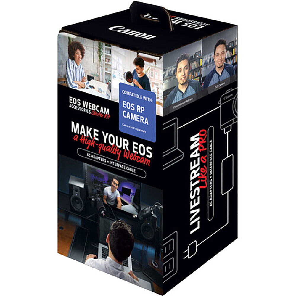 Canon EOS Webcam Accessories Starter Kit for Select EOS R Cameras