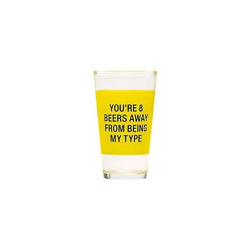About Face Designs My Type Pint Glass