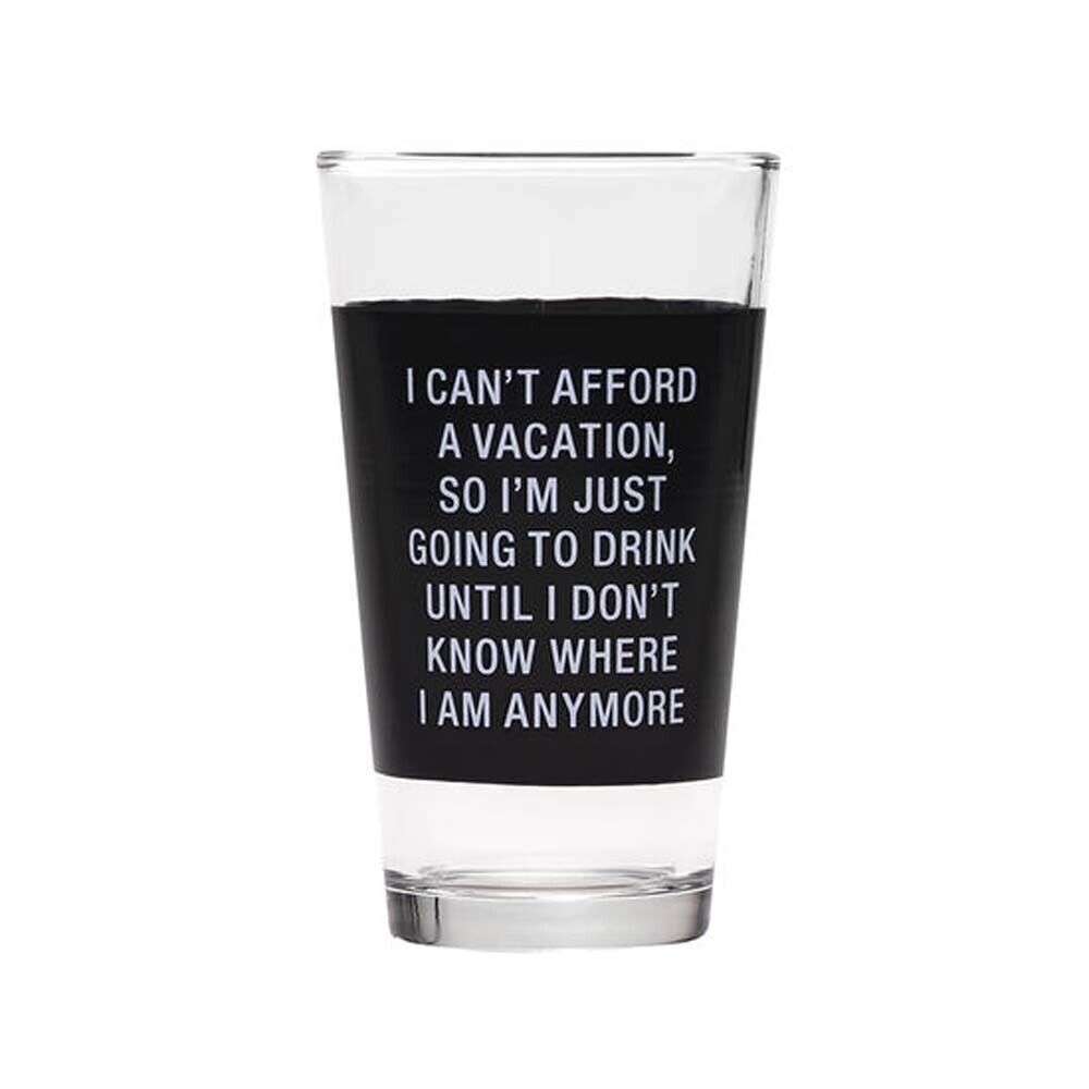 About Face Designs Vacation Pint Glass