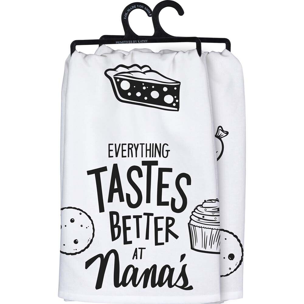 Primitives Dish Towel - Everything Tastes Better At Nana's