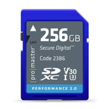 Promaster 256GB SDXC  Memory Card (Performance 2.0)