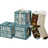 Primitives Bank & Socks Set - Saving Up For A Big Vacation