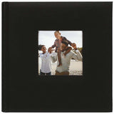 Malden 2-Up Black Fabric Bookbound  Album