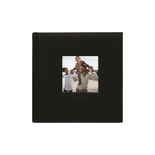 Malden 2-Up Black Fabric Bookbound  Album