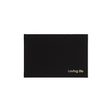 Malden 1 up 4x6 Loving Life Black Fabric Brag Book