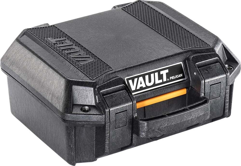 Pelican Vault V100 Small Case with Padded Divider Set - Black