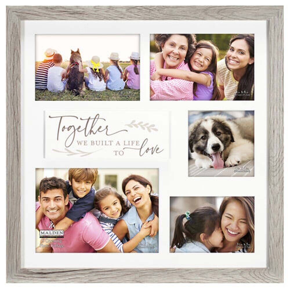 Malden 5-Op Together Love Matted Collage Frame