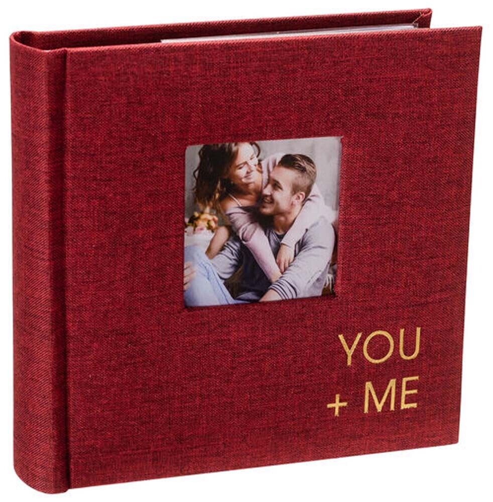 Malden 1-Up You and Me Red Fabric Album