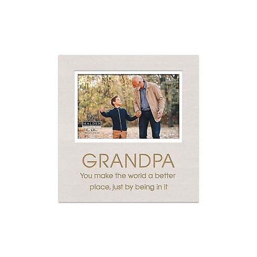 Malden 4x6 Grandpa Modern Sentiment Frame