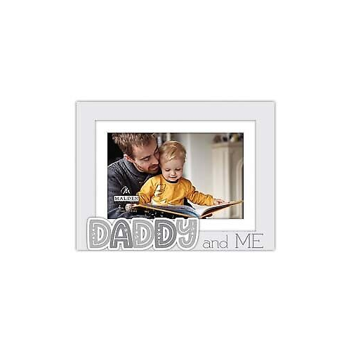 Malden 4X6 Daddy & Me Puffy Words Frame