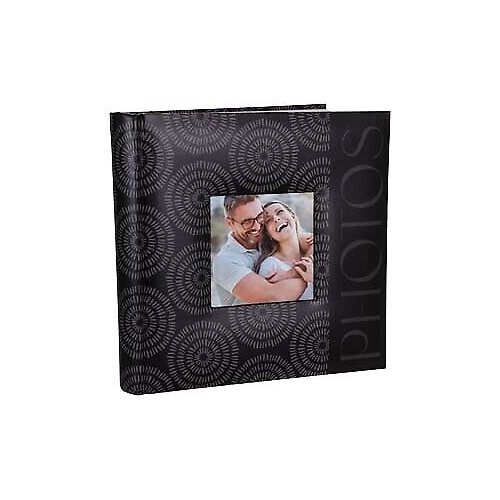 Malden 2-Up Black Photos Printed Paper Bookbound Album