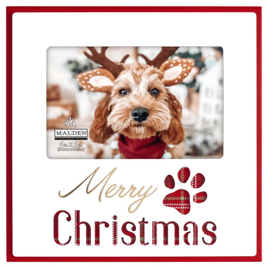 Malden 4x6 Merry Christmas Pet Frame