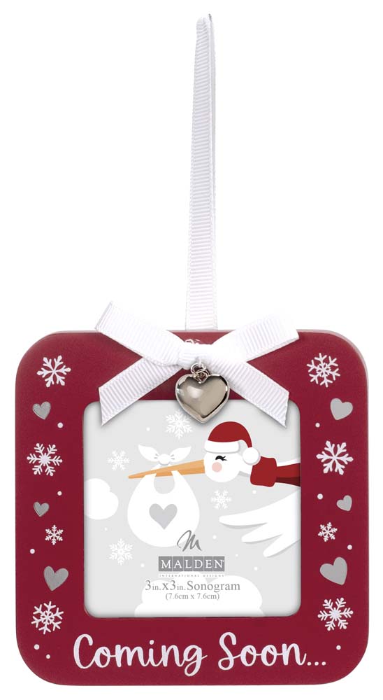 Malden Coming Soon Sonogram Ornament