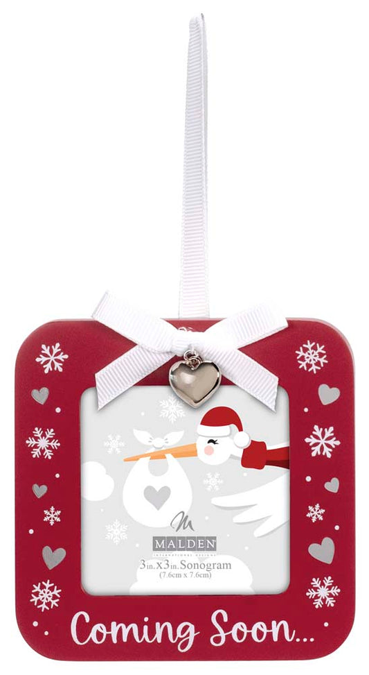 Malden Coming Soon Sonogram Ornament