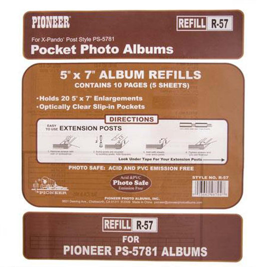 Pioneer X-Pando Pocket Album Refill R-57 (PS-5781)