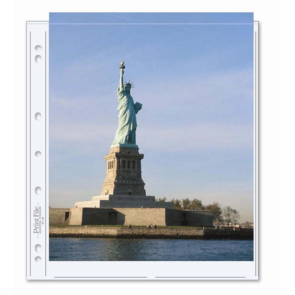 Print File 8.5X11 Print Preserver 25pk (Holds 2 Photos/Page)