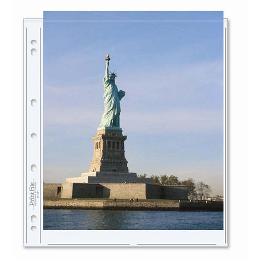 Print File 8.5X11 Print Preserver 25pk (Holds 2 Photos/Page)