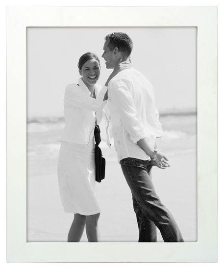 Malden Linear White Wood 4x6 Frame