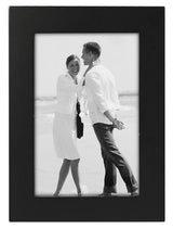 Malden Linear Black Wood 4x6 Frame