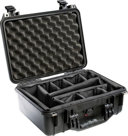 Pelican 1450 Case with Dividers (Black)
