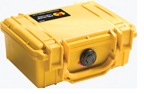 Pelican 1120 Case with Foam (Yellow)