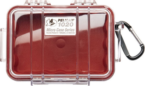 Pelican 1020 Micro Case (Clear Red)