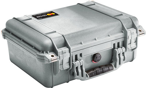 Pelican 1450 Case with Dividers (Silver)