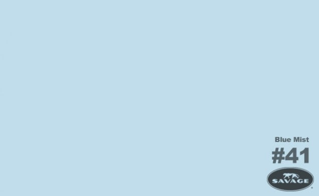 Savage Seamless Paper Background 53" x 12 yd Blue Mist