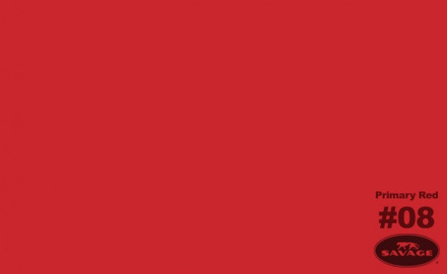 Savage Seamless Background Paper 53" x 12 yd Primary Red