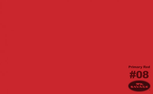Savage Seamless Background Paper 53" x 12 yd Primary Red