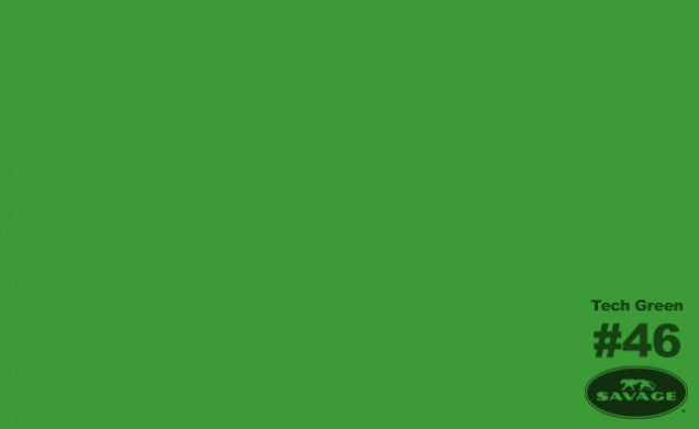 Savage Seamless Background Paper 53" x 12 yd Tech Green (Chromakey)
