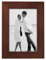 Malden Linear Dark Walnut 4x6 Frame