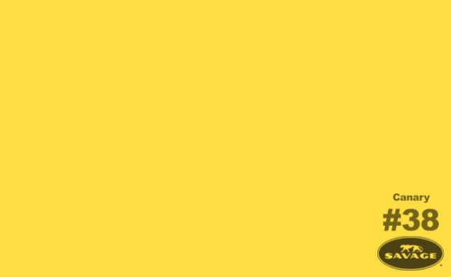 Savage Seamless Background Paper 53" x 12 yd Canary Yellow