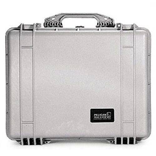 Pelican 1550 Case with Foam (Silver)