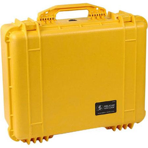 Pelican 1550 Case with Foam (Yellow)