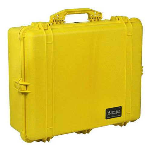Pelican 1600 Case with Foam (Yellow)