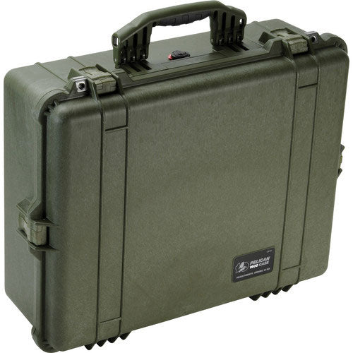Pelican 1600 Case with Foam (Olive Drab)