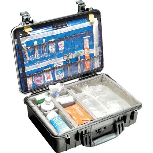 Pelican 1500EMS Case with EMS Organizer and Dividers (Black)