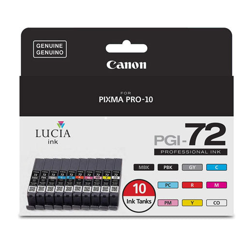 Canon PGI-72 10 Color Pack for PIXMA PRO-10