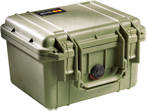 Pelican 1300NF Case without Foam (Olive Drab Green)