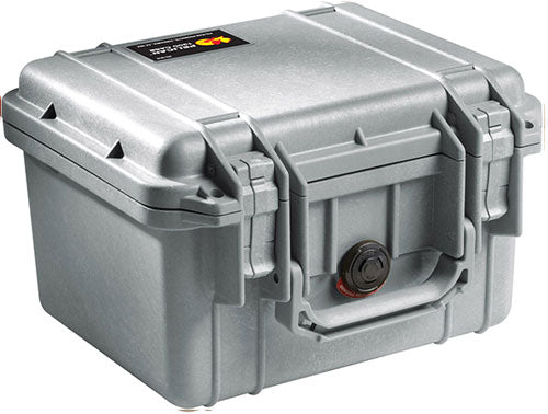 Pelican 1300NF Case without Foam (Silver)