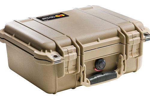 Pelican 1400NF Case without Foam (Desert Tan)