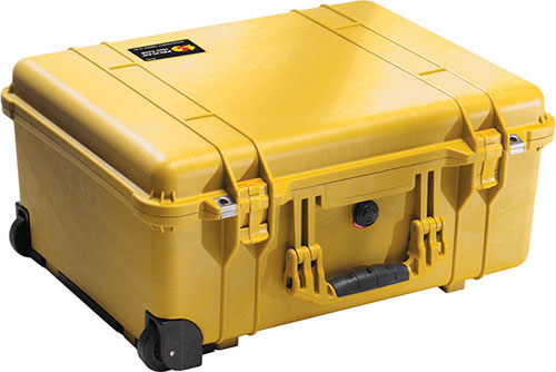 Pelican 1560NF Case without Foam (Yellow)