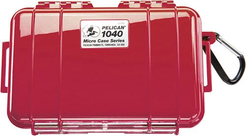 Pelican 1040 Micro Case (Solid Red)