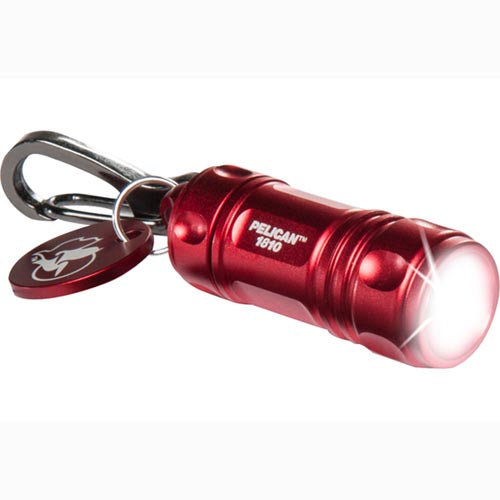 Pelican ProGear 1810 LED Keychain Flashlight - Red