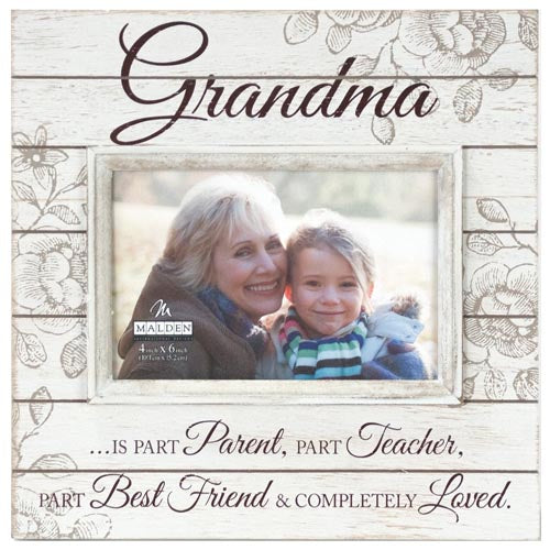 Malden Grandma Sunwashed Wood Words Frame - 4x6