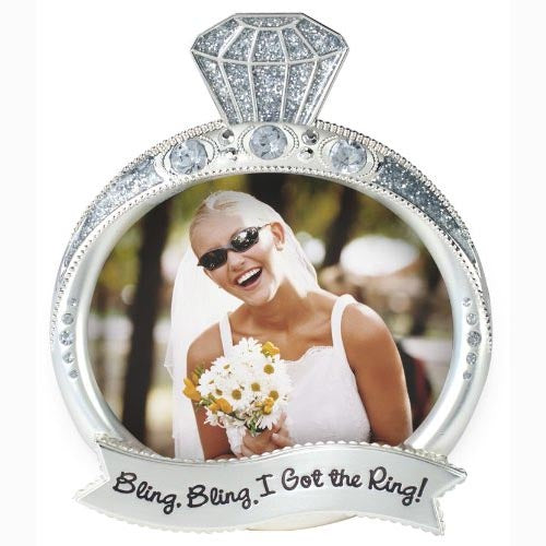 Malden Bling Bling Silver Ring Frame